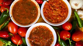 How to Make Salsa Roja My Three Favorite Homemade Recipes [upl. by Eesyak]