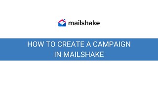 How To Create A Campaign In Mailshake [upl. by Trefler]