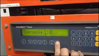 DISOMAT OPUS HOW TO DO LOAD CELL CALIBRATION CALIBRATION PROCESS [upl. by Aztinaj]