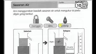 Unit 6  MENGUKUR ISI PADU PEPEJAL TIDAK SEKATA  BUKU AKTIVITI SAINS TAHUN 3 Muka Surat 61  62 [upl. by Ahl812]