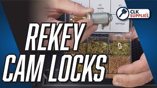 Locksmithing 101 How to Rekey Cam Locks  Everything you need to know [upl. by Yar708]