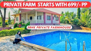 Couple Friendly and Budget friendly farmhouse is here  Private stay starting at 699 per person [upl. by Ydnahs652]