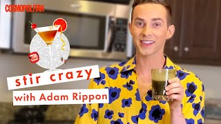 Adam Rippon Mixes Vodka with EmergenC   Stir Crazy  Cosmopolitan [upl. by Earised]