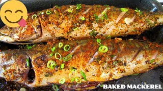 HOW TO BAKE MACKEREL youtube subscribe cooking [upl. by Mast]