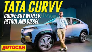 Tata Curvv  SUV Coupe is here to take on the Creta  First Look  Autocar India [upl. by Yanaj]