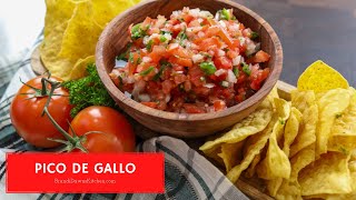 Authentic Pico de Gallo Recipe [upl. by Wiener]