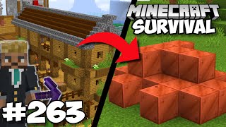 Making A Simple COPPER FARM In Minecraft  Minecraft Survival 263 [upl. by Tivad]