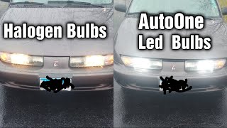 AUTOONE LED HEADLIGHT BULBS REVIEW amp INSTALL [upl. by Jeffie]