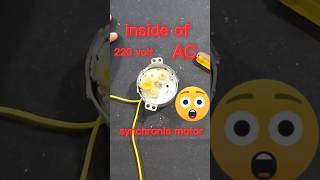 synchronis motor is a mini genretor experiment ac to dc motor experiment video how diy dcmotor [upl. by Nnaylloh]