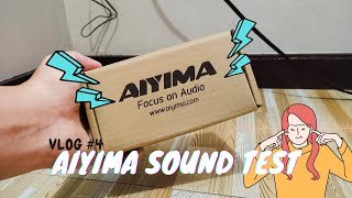 DIY Bass Test amp Sound Quality with AIYIMA Speaker  Vlog 4  Unleashing Powerful Sound [upl. by Linder892]