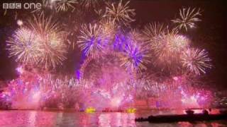 London Fireworks on New Years Day 2011  New Year Live  BBC One [upl. by Onaled788]