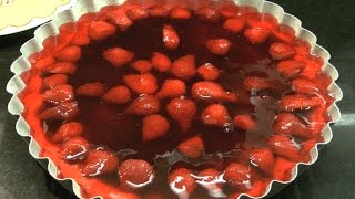 PASTA FROLA de FRUTILLAS y GELATINA  2 IDEAS EN 1  POSTRE DELICIOSO  Acqua Rosa Recetas [upl. by Buffum]