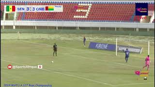 Senegal vs Guinea Bissau Live  WAFU U17 Boys ChampionshipAFCON Qualifier  SemiFinal 2nd Half [upl. by Dominus]