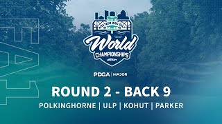 2024 PDGA Amateur Disc Golf World Championships  FA1 R2B9  Polkinghorne Ulp Kohut Parker [upl. by Anola]