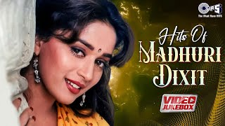 Hits Of Madhuri Dixit  Video Jukebox  Bollywood 90s Romantic Songs  Hindi Love Songs [upl. by Estevan]