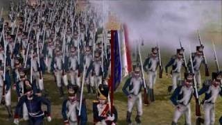 Napoleonic Wars  100vs100 Linebattle  2Lhr vs 2nd DeutschFull HD [upl. by Ayenat]