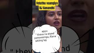 Biggboss season 8 Rj aanandhi told everything biggbossseason8 season8 vijaysedhupathi [upl. by Tloh939]