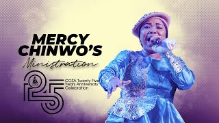 Mercy Chinwos Ministration COZA 25 Anniversary Service Celebration [upl. by Kaiser353]