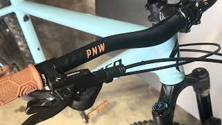 PNW Loam Carbon Handlebar Unboxing and Installed on Bike [upl. by Mikal]