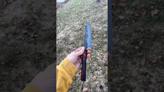 Ironwood  richlite ⚒️ kitchenknife forging [upl. by Adnac]