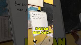 buat huruf Y spidol gak boleh ngangkat san gak boleh ada garis dobel emang bisa 🤔 [upl. by Nirda]