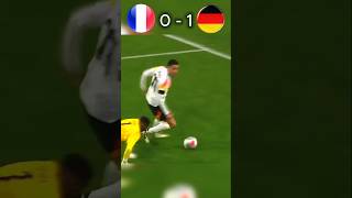 FRANCE🇫🇷 VS GERMANY🇩🇪FASTEST GOAL BY FLORIAN WRITZ⚡🤯 [upl. by Salta66]