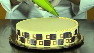 MODECOR  UTILIZZO NASTRI GIROTORTA  HOW TO USE THE AROUND THE CAKE RIBBONS [upl. by Rochkind670]