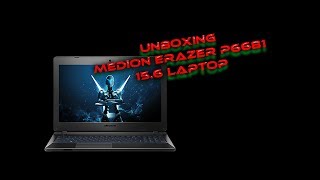 Unboxing Medion Erazer P6681 156 Laptop [upl. by Aihsenak]