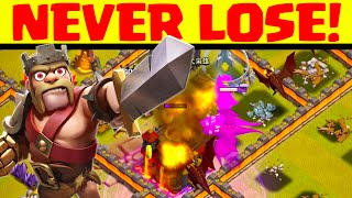 Clash of Clans ♦ NEVER LOSE An Attack ♦ TOO OVERPOWERED For Clash ♦ CoC ♦ [upl. by Nimaynib]