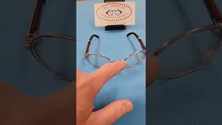 Cartier Eyeglass Frame Repair [upl. by Gun657]