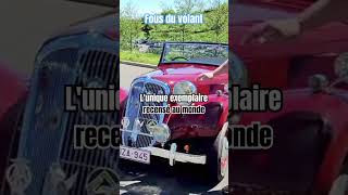 Citroën Traction Cabriolet unique au monde  90th anniversary shorts video automobile oldtimer [upl. by Idelia535]