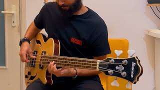 Playing IBANEZ Agb200 Semihollow Bass [upl. by Idissac]