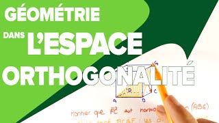 Orthogonalité dans lEspace  Produit Scalaire  Mathrix [upl. by Woodward590]