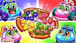 Canción de pizza🍕¿Cuál es tu fruta favorita  Baby Cars Kids Songs en Espanol amp Nursery Rhymes🚓🚗🚌🚑 [upl. by Amees949]