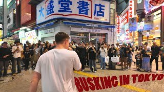 Dlow Busking In Tokyo 🇯🇵 Day 2 [upl. by Emili40]