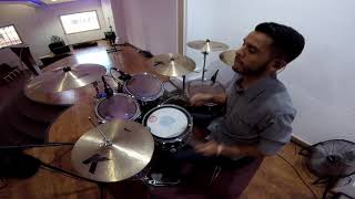 Christine DClario  Eterno  En Vivo  Drum Cover [upl. by Ydac]