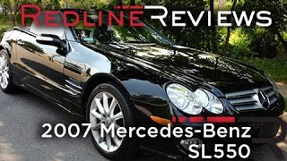 2007 MercedesBenz SL550 Review Walkaround Exhaust amp Test Drive [upl. by Brittne]