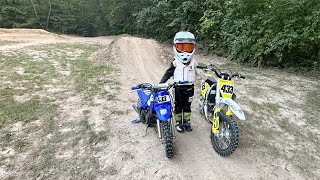 PW50 vs Husky TC50 Which one do we like more 5yearsold dirtbike pw50 [upl. by Naloj]