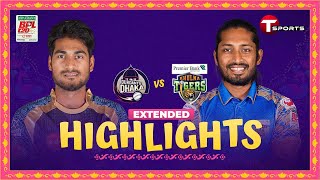 Extended Highlights  Durdanto Dhaka vs Khulna Tigers  BPL 2024  Match 14  T Sports [upl. by Quenna]