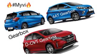 Myvi 2020 4AT transimision vs Myvi 2022 DCVT 🔥perbezaan ketara🔥peroduamyvi baru [upl. by Sirdi]