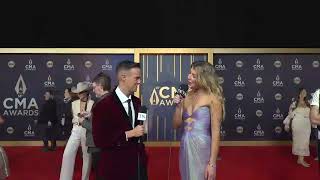 Austin singer Dasha on recordbreaking year Taylor Swift and new album on 2024 CMA Red Carpet [upl. by Leira]