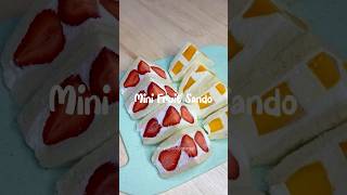 fruitsando fruitsandwich sandwich strawberrysando mangosando fruit whipcream bekal idebekal [upl. by Jahdal]