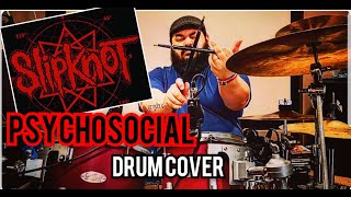 SLIPKNOT  Psychosocial  DRUM COVER Augusto Bortoloni goodvibes drums best metal joeyjordison [upl. by Arebma]