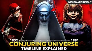 Conjuring Universe Timeline Explained in Hindi  Conjuring Universe explained  Nightmare Insight [upl. by Renato]