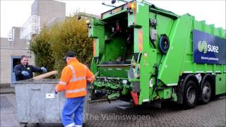 Haller vuilniswagen met hoge druk reiniging [upl. by Leamhsi]