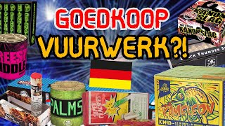 GOEDKOOP VUURWERK IN DUITSLAND 2024  GIVEAWAY UITSLAG [upl. by Myrta]