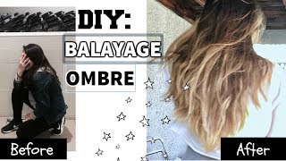 DIY How to Balayage Ombre  Ombre Hair at Home [upl. by Lyons]