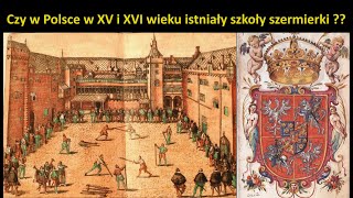 Szkoły szermierki w Polsce na przełomie XVXVI wieku [upl. by Guido]