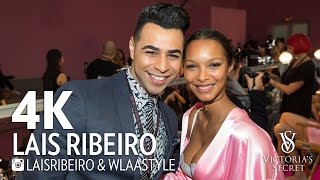 Interview backstage with Lais Ribeiro Victorias Secret Fashion Show 2016 [upl. by Cohla]