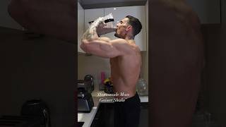 Simple but effective ‘Homemade Mass Gainer Shake’💪protein nutrition [upl. by Iatnwahs]